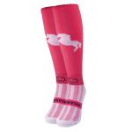 Love Horses Brilliant Pink Equestrian Riding Socks