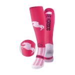 Love Horses Brilliant Pink Equestrian Riding Socks
