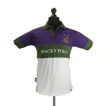 WackyStash Forest Green and Purple Polo Shirt
