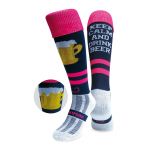 Keep Calm Drink Beer Knee Length Sport Socks