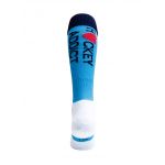 Hockey Addict Blue Heart Knee Length Hockey Socks