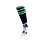 What Goes On Tour Black Knee Length Sport Socks