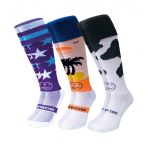 One Slate Short 3 Pair Saver Pack Knee Length Sport Socks