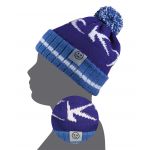 Aqua Blues Bobble Hat