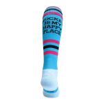Hockey Is My Happy Place Knee Length Hockey Socks