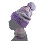 Lilac Passion Snowflake Bobble Hat