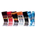 Dangerous 6 Pair Saver Pack Knee Length Sport Socks