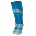 Stressage Diva Blue and Silver Equestrian Riding Socks