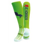 Love Horses Lime Equestrian Riding Socks