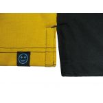 WackyStash - Black and Amber Quartered Rugby Jersey, Hockey Jersey