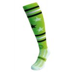 Feeling Down Saddle Up Lime Green Equestrian Horse Riding Socks