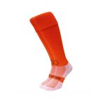 Bright Orange Knee Length Sport Socks