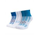 Aqua Blues 3 for 2 Pairs Saver Pack Ankle Length Socks