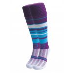 Purple Fizz Knee Length Sport Socks