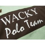 WackyStash Mint Green and Brown Polo Shirt