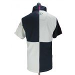 WackyStash Navy and Ivory Quartered Rugby Jersey