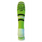 Feeling Down Saddle Up Lime Green Equestrian Horse Riding Socks