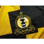 WackyStash - Black and Amber Quartered Rugby Jersey, Hockey Jersey