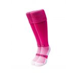 Plain Raspberry Pink Knee Length Sport Socks