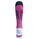 Hockey Addict Pink Knee Length Hockey Socks