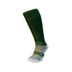 Plain Dark Green Knee Length Sport Socks
