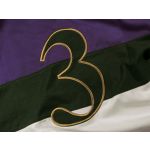 WackyStash Forest Green and Purple Polo Shirt