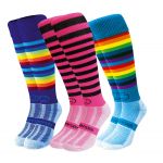 Resplendent Rainbow 3 Pair Saver Pack Knee Length Sport Socks