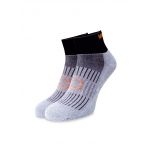 3 Pairs For The Price Of 2 Pairs Black and Orange Ankle Socks