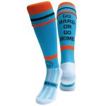Go Hard Or Go Home Turquoise Knee Length Sport Socks