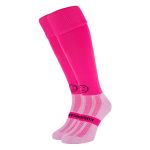 Bright Pink Knee Length Sport Socks