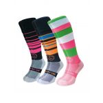 Kaleidoscope 3 Pair Saver Pack Knee Length Sport Socks