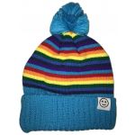 Rainbow Bobble Hat