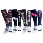 4 Pairs for 3 Pairs Saver Pack Night Rider Equestrian Socks Riding Socks