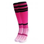 Go Hard Or Go Home Vivid Pink Knee Length Sport Socks